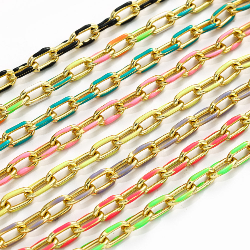 Women's Punk Alloy Oil Dripping Color Bracelets