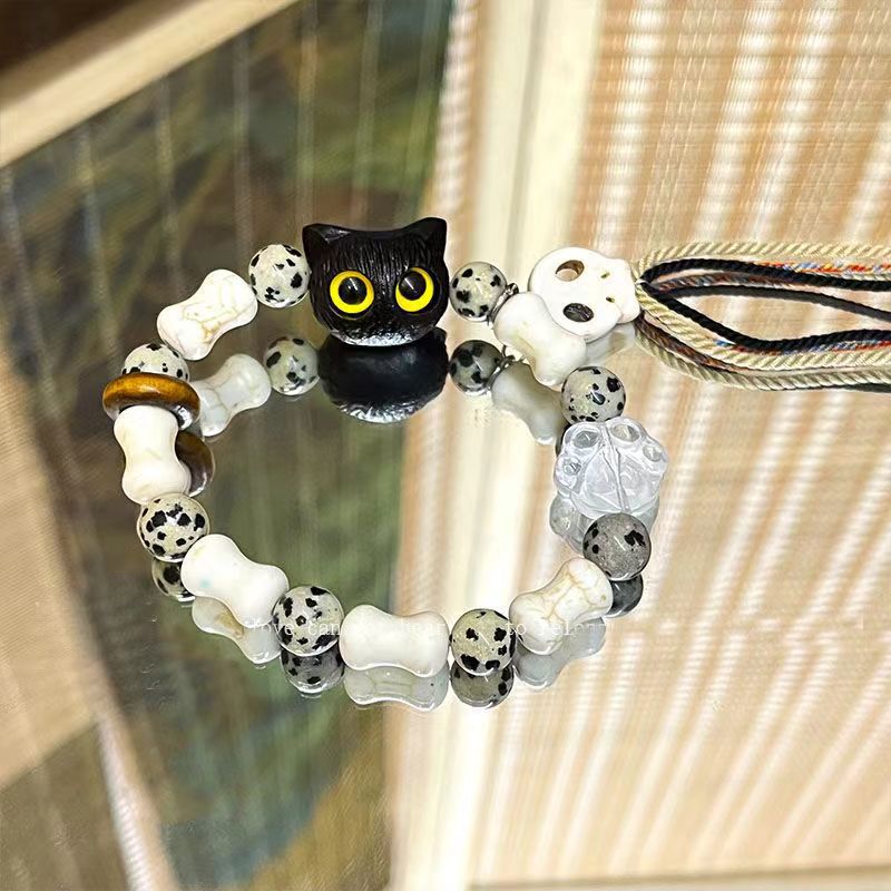 Cat Design Sweet Cool Chinese Style Bracelets