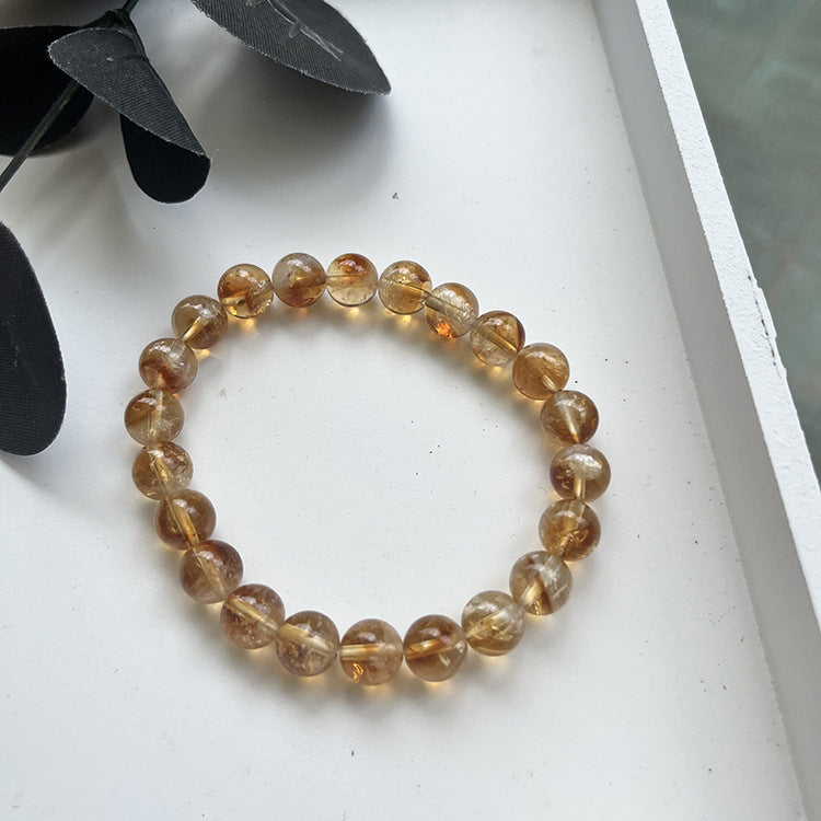 Women's Natural Citrine Niche Design Drip Fresh Sweet Bracelets