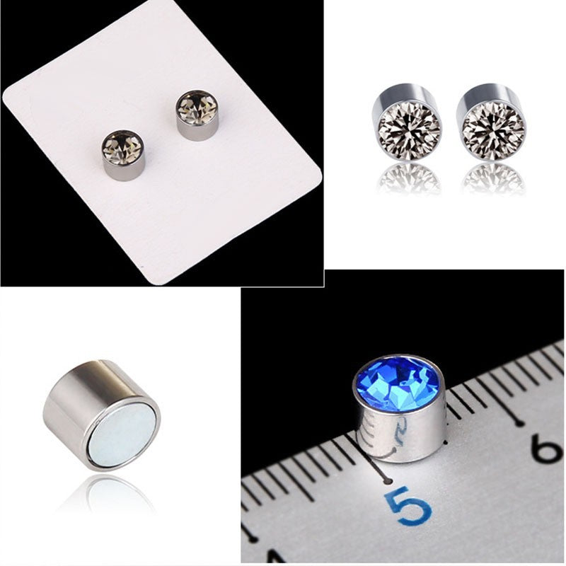 Personalized Magnetic Ear High-grade Magnet Flash Bone Earrings