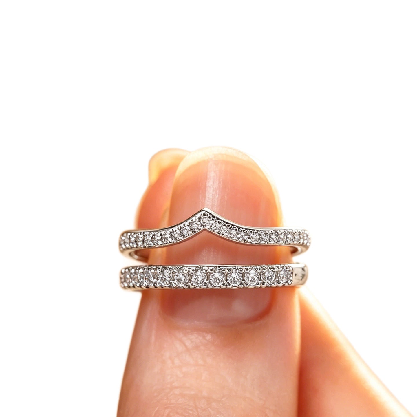 Diamond Can Be Word Row Fashion Rings