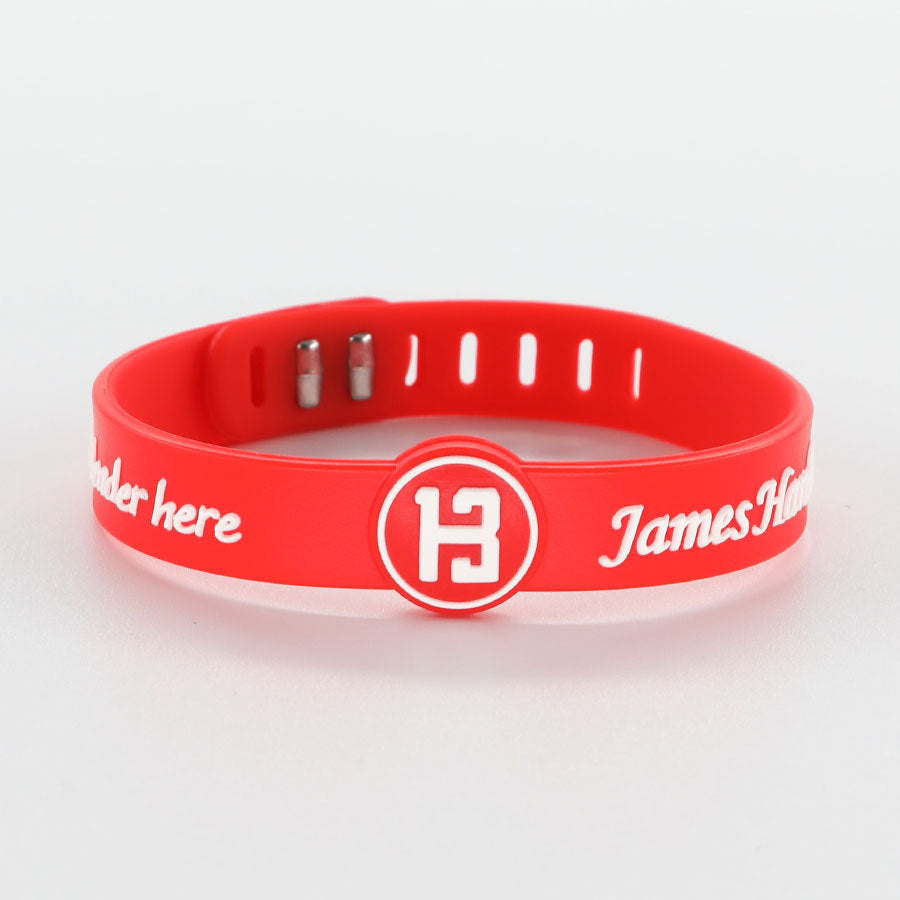 Basketball Adjustable Silicone Rubber Owen Harden Curry James Fans Sports Bracelet