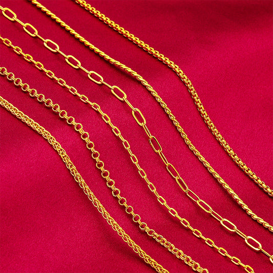 Women's Chopin Box Thick Type Long Accessories Necklaces