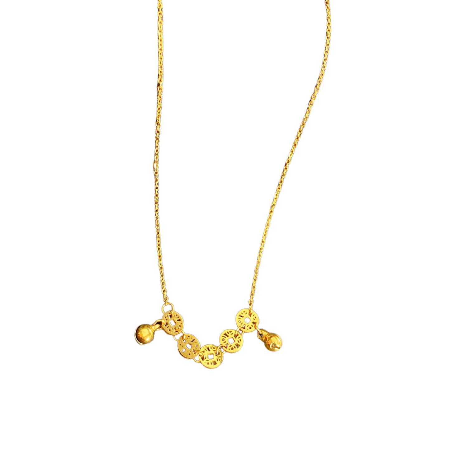 Clover Cross Female Titanium Steel Light Luxury Temperament Clavicle Chain Necklace