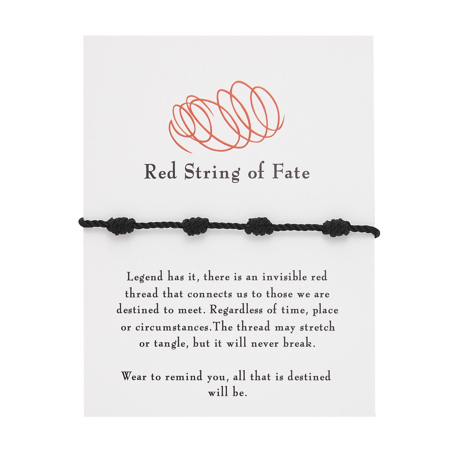 And Red Knot Rope Lucky Friendship Bracelets