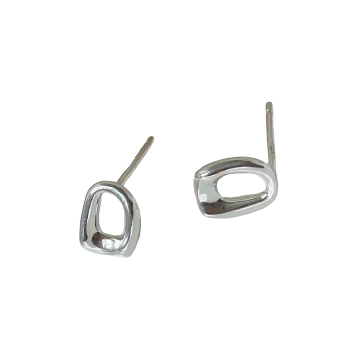 Korean Style Sier Irregular Mini Ear Female Fresh Stud Earrings