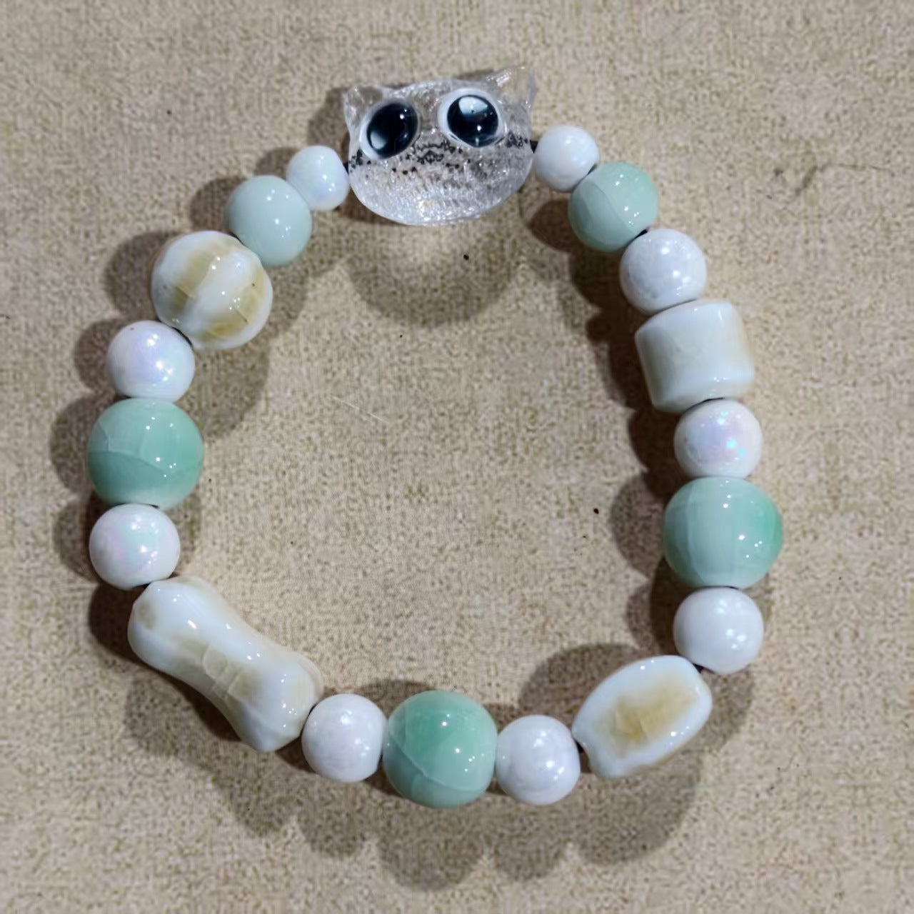 Alloy Ceramic Ethnic Style Single Handmade Filament Bracelet