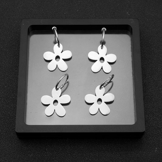 Women's Atmosphere Cold Wind Titanium Steel Ear Earrings