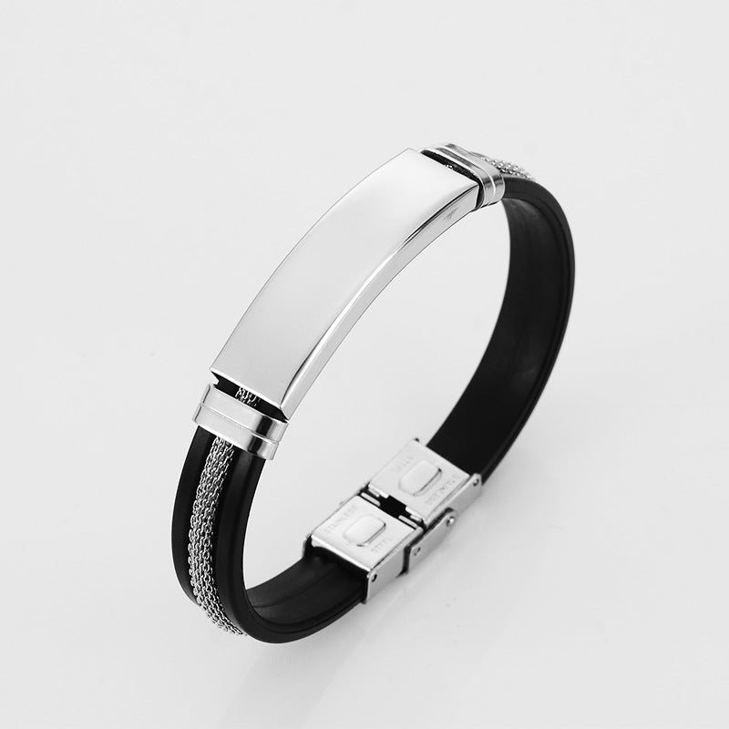 Women's & Men's Korean High-grade Niche Titanium Steel Couple Bracelets