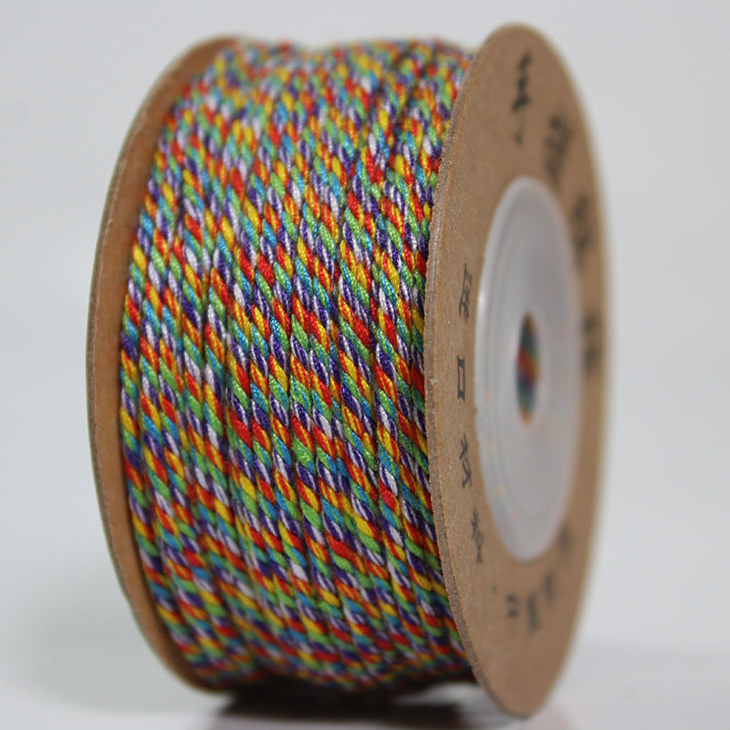 Cotton Threads Tibetan Hand Rub Rope Passion Fruit Jewelry Accessories