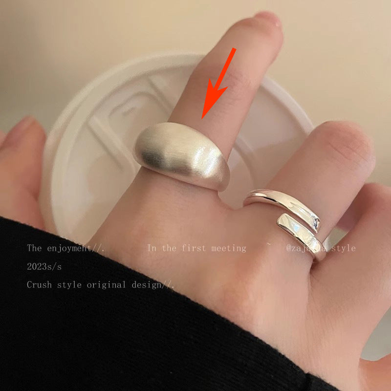 Pearl Zircon Butterfly Female Niche High-grade Light Luxury Couple Temperament Ring
