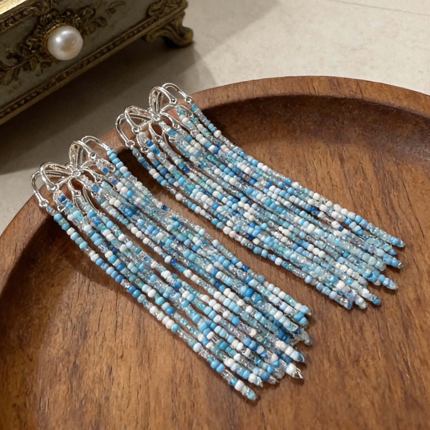 Middle Ancient Niche Retro Design Bow High Sense Earrings