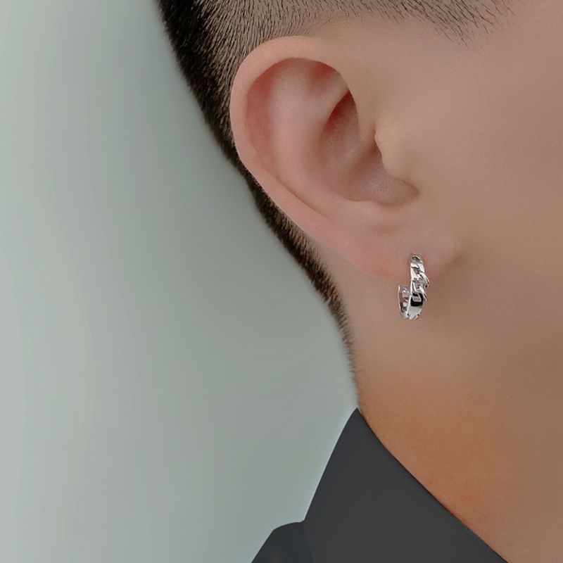 Men's Ear Cool Niche Boys Simple Elegant Hip Hop Earrings