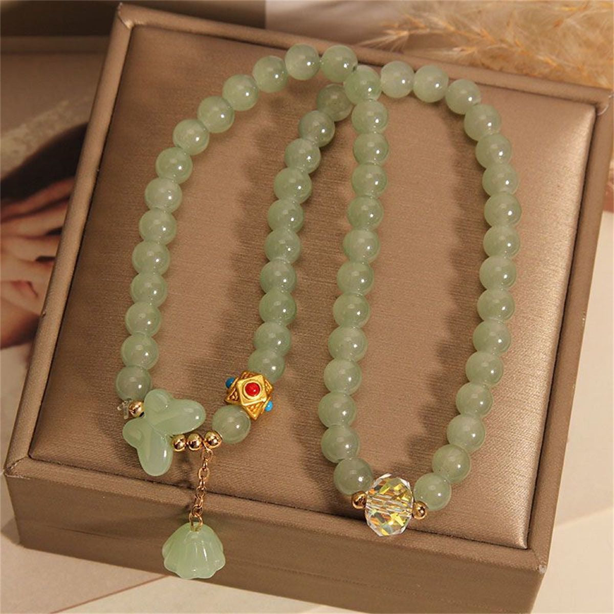 Women's Butterfly Double Longevity Lock Gift For Rings