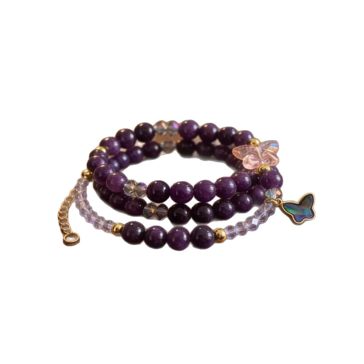 Stone Crystal Shell Butterfly Lucky Beads Bracelets