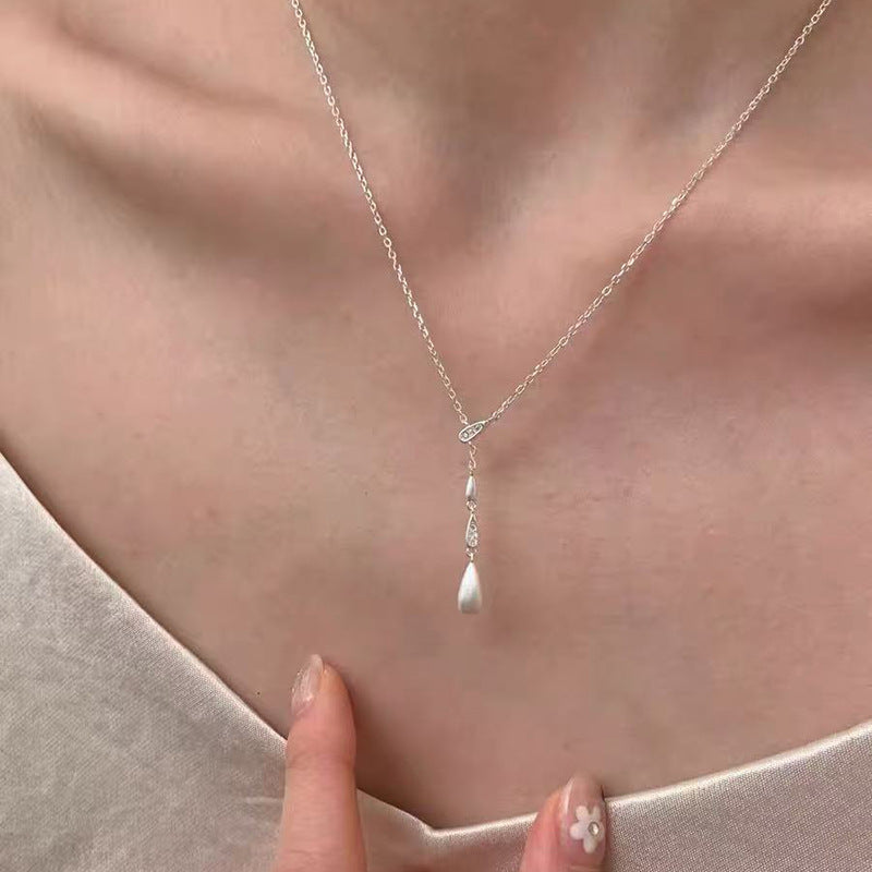 Ocean Heart Female With Hearts Clavicle Chain Necklace