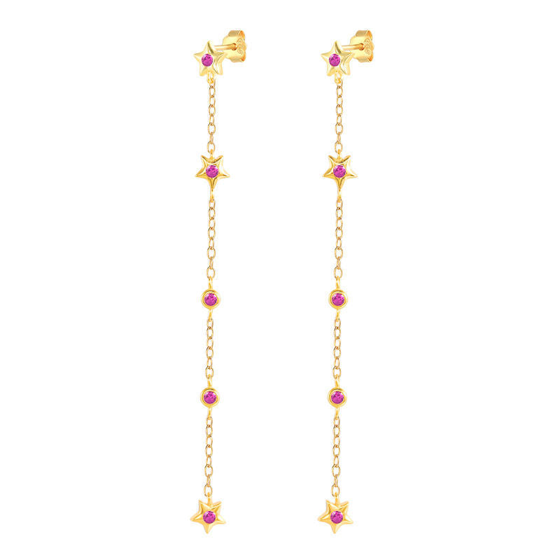 Cool Temperament Long Tassel Eardrop Chain Ear Line