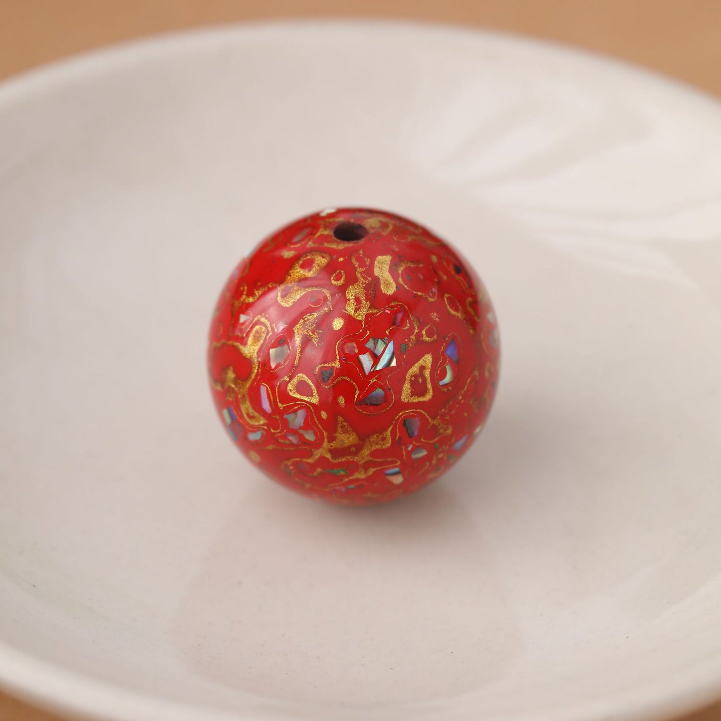 Paint Beads Size Screw Wooden Beaded Scattered Live Broadcast National Bracelets