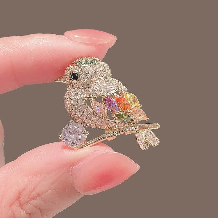 Golden Pearl Corsage Wheat Brooch Female High-grade Brooches