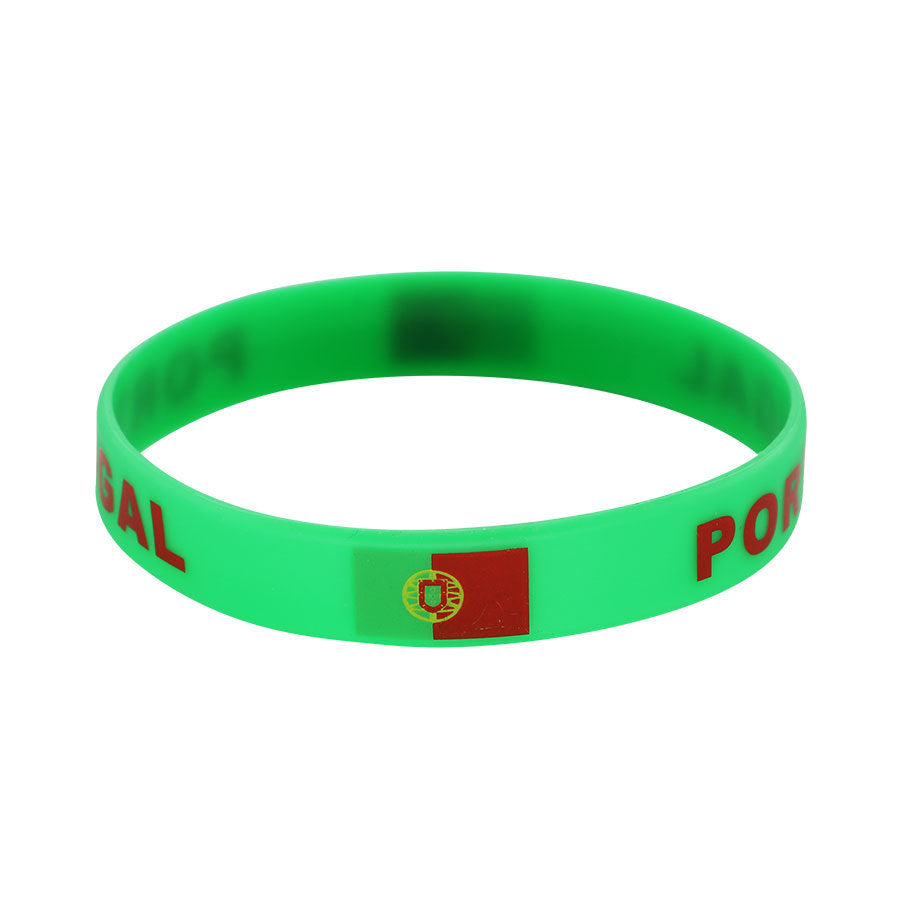 Portugal Sweden Switzerland Serbia Sports Event Flag Silicone Fan Bracelet