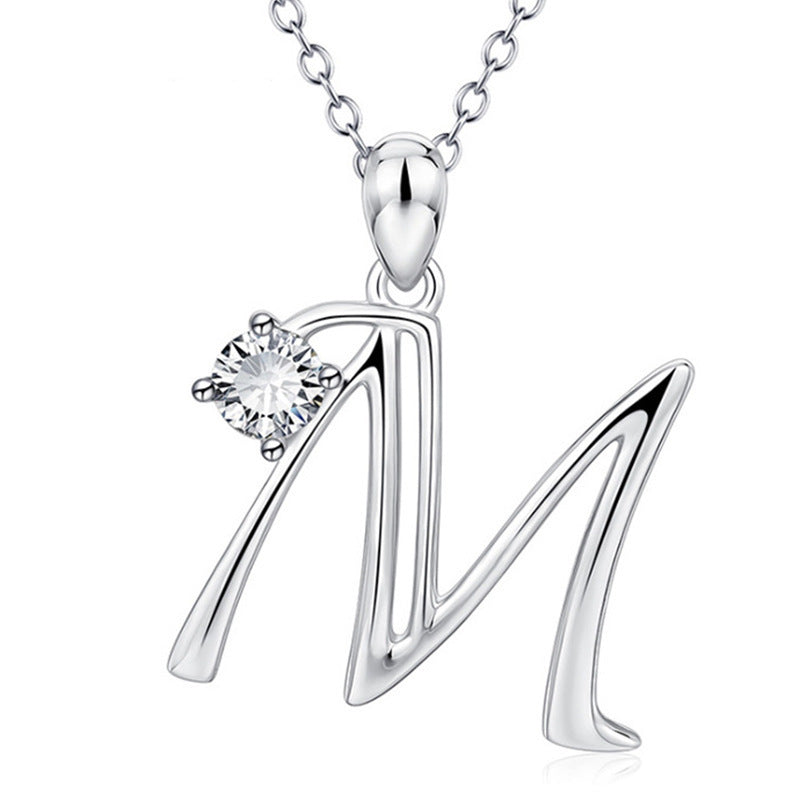 Style English Letters Fashion Jeweled Popular Pendants