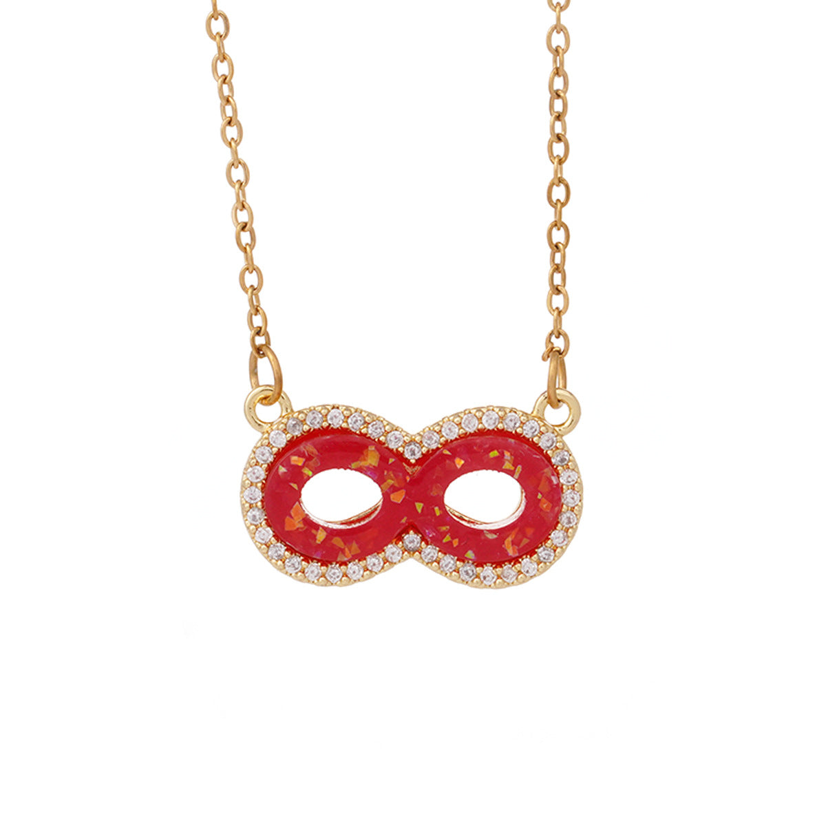 Women's Fashion Personality Inlaid Zircon Color Graceful Necklaces