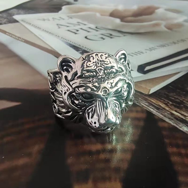 Men's God's Eye Domineering Tiger Head Original Life Twee Rings