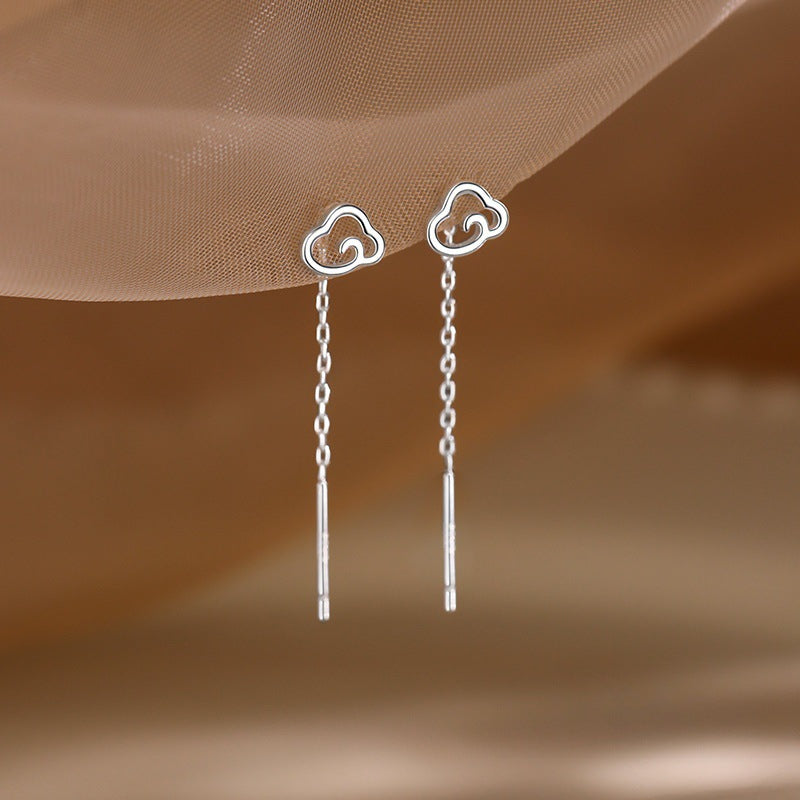 Women's Sterling Sier Cloud Design Trendy High-grade Rings