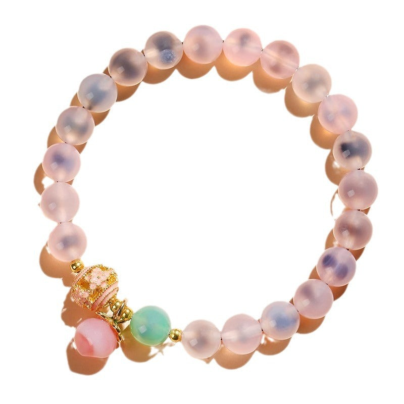 Female Light Luxury Minority Exquisite Round Beads For Friends Girlfriend Bracelet