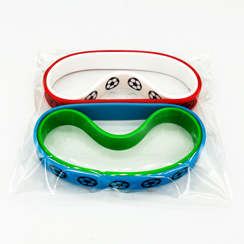 Women's & Men's World Cup Sports Simple Fans Theme Commemorative Printing Football Bracelets
