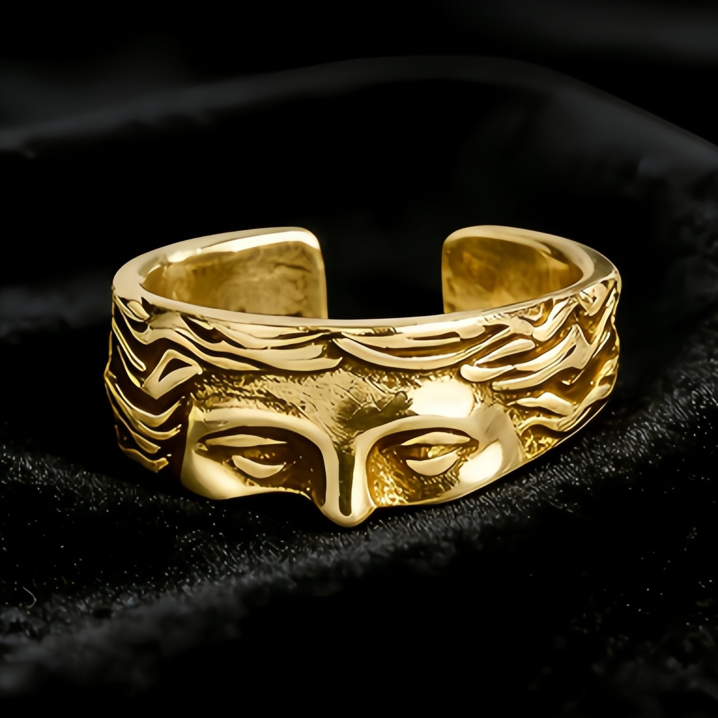 Women's & Men's Venus Half Face Cold Wind Stylish Ring
