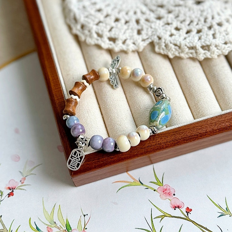 Women's Ceramic Summer High-grade Chinese Style National Bracelets