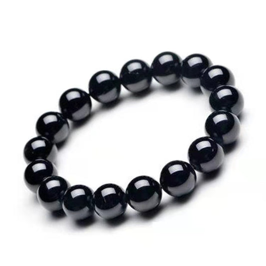 Women's & Men's Obsidian Single Fashion Simple Love Crystal Rings