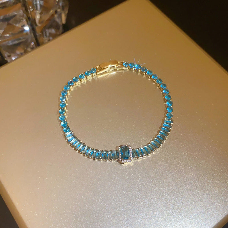 Women's Oval Leaf Small Fresh Gentle Temperament Light Luxury High Sense Bracelet