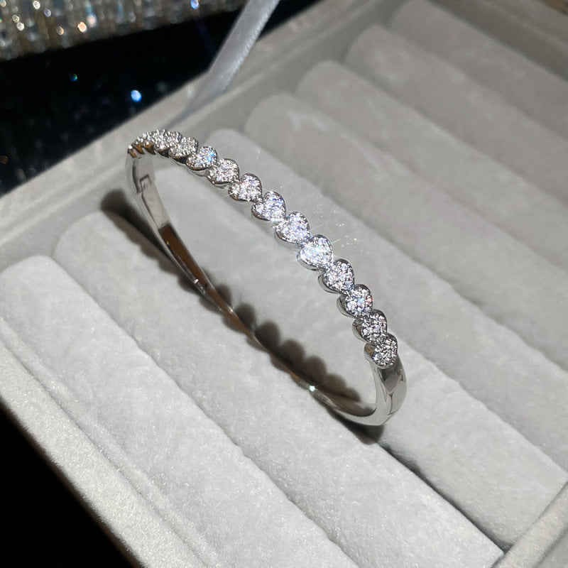 Women's Oval Leaf Small Fresh Gentle Temperament Light Luxury High Sense Bracelet