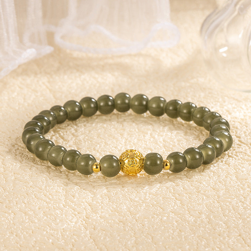 Imitation Jade Diet Balls Artificial Micro Bracelets