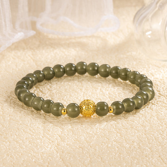 Imitation Jade Diet Balls Artificial Micro Bracelets