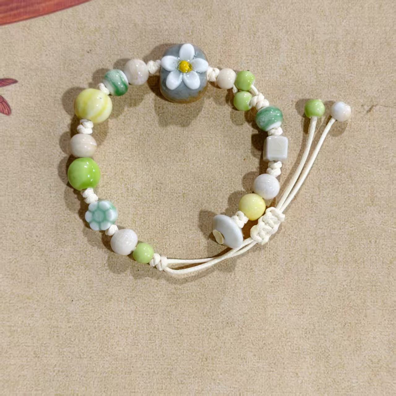 Women's & Men's Chinese Holiday Gift Ceramic Simple Personality Bracelet
