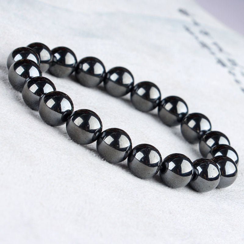 Men's Magnetic Haematite Energy Geometric Shape Titanium Steel Bracelets