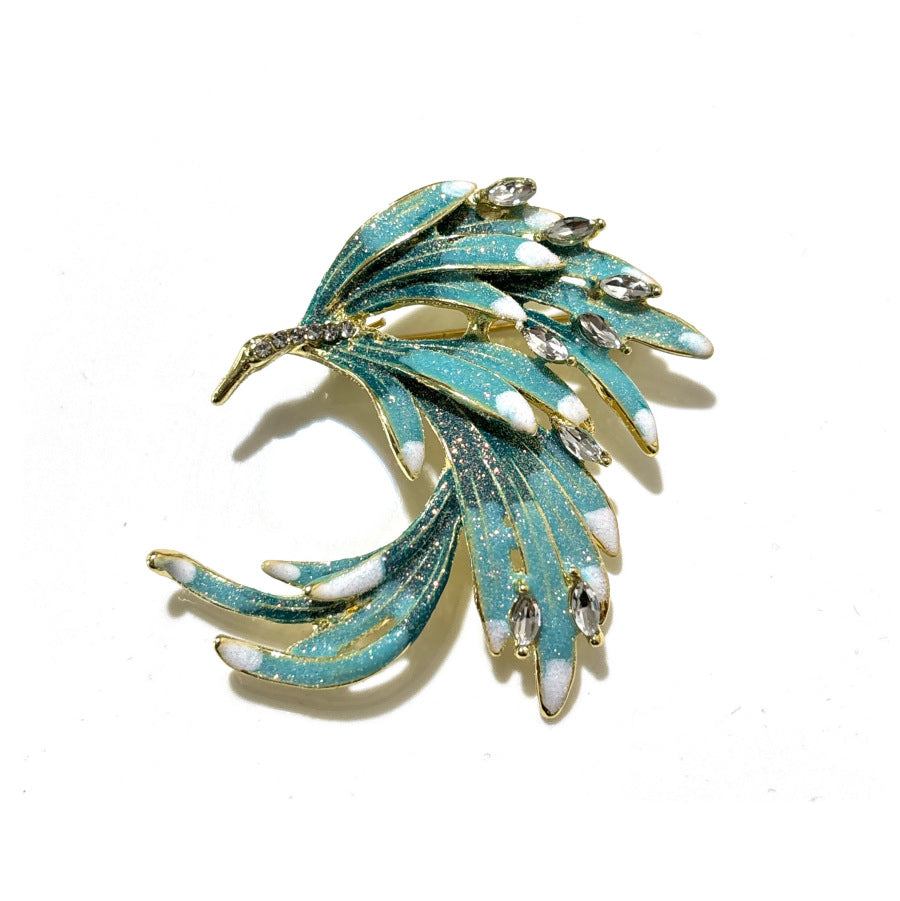 Golden Pearl Corsage Wheat Brooch Female High-grade Brooches