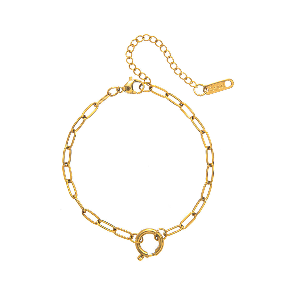 Stainless Steel Jeweled Furnace Vacuum Electroplating Necklaces