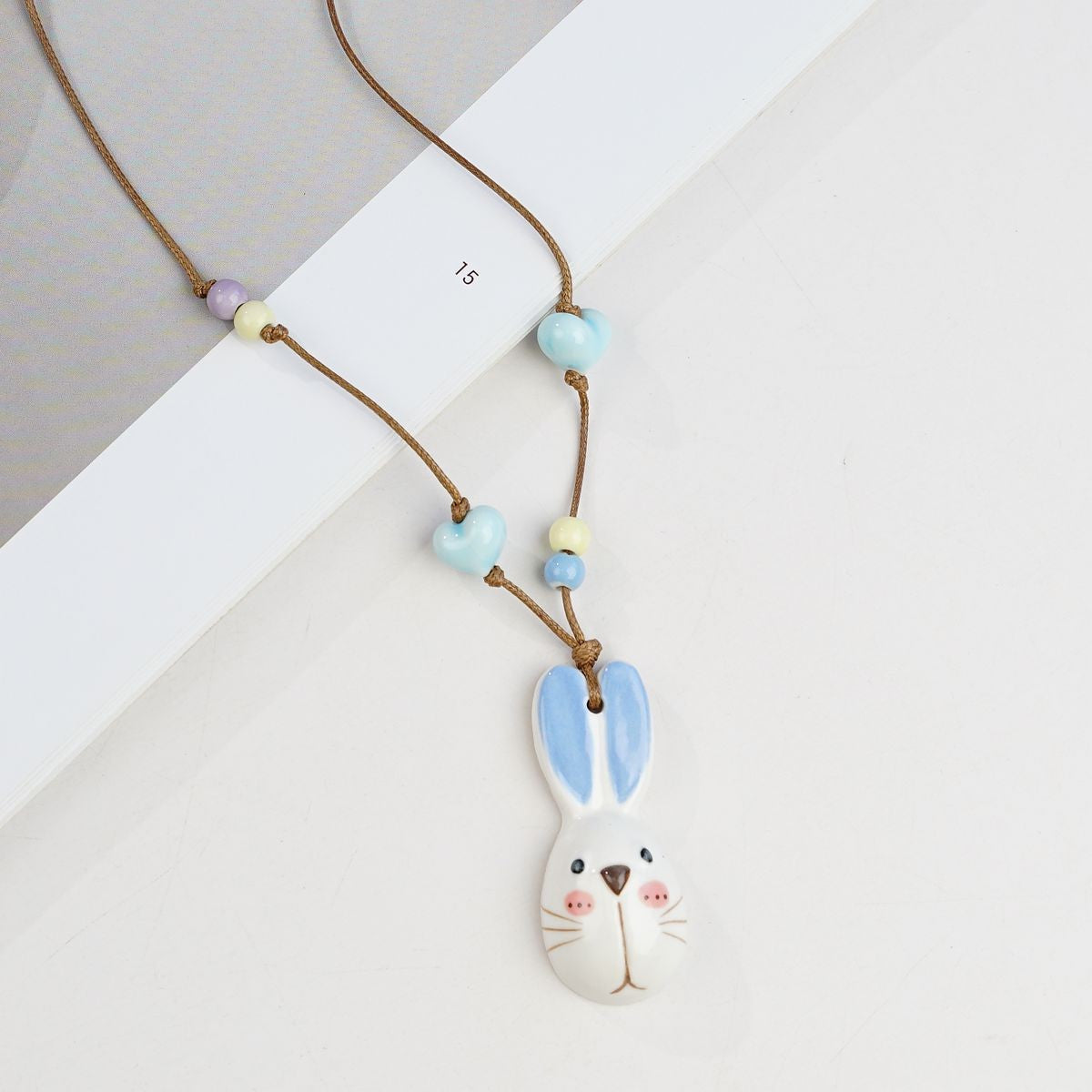 Style Personalized Trendy Ceramic Geometric Colorful Fish Long High-grade Necklace
