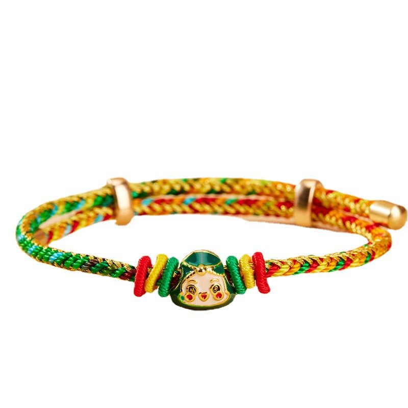 Children's Rope Woven Ethnic Style Dragon Boat Festival Carrying Strap Kindergarten Bracelet