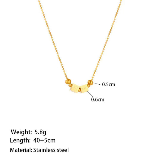 Female Summer Clavicle Chain Fashion Stainless Necklaces