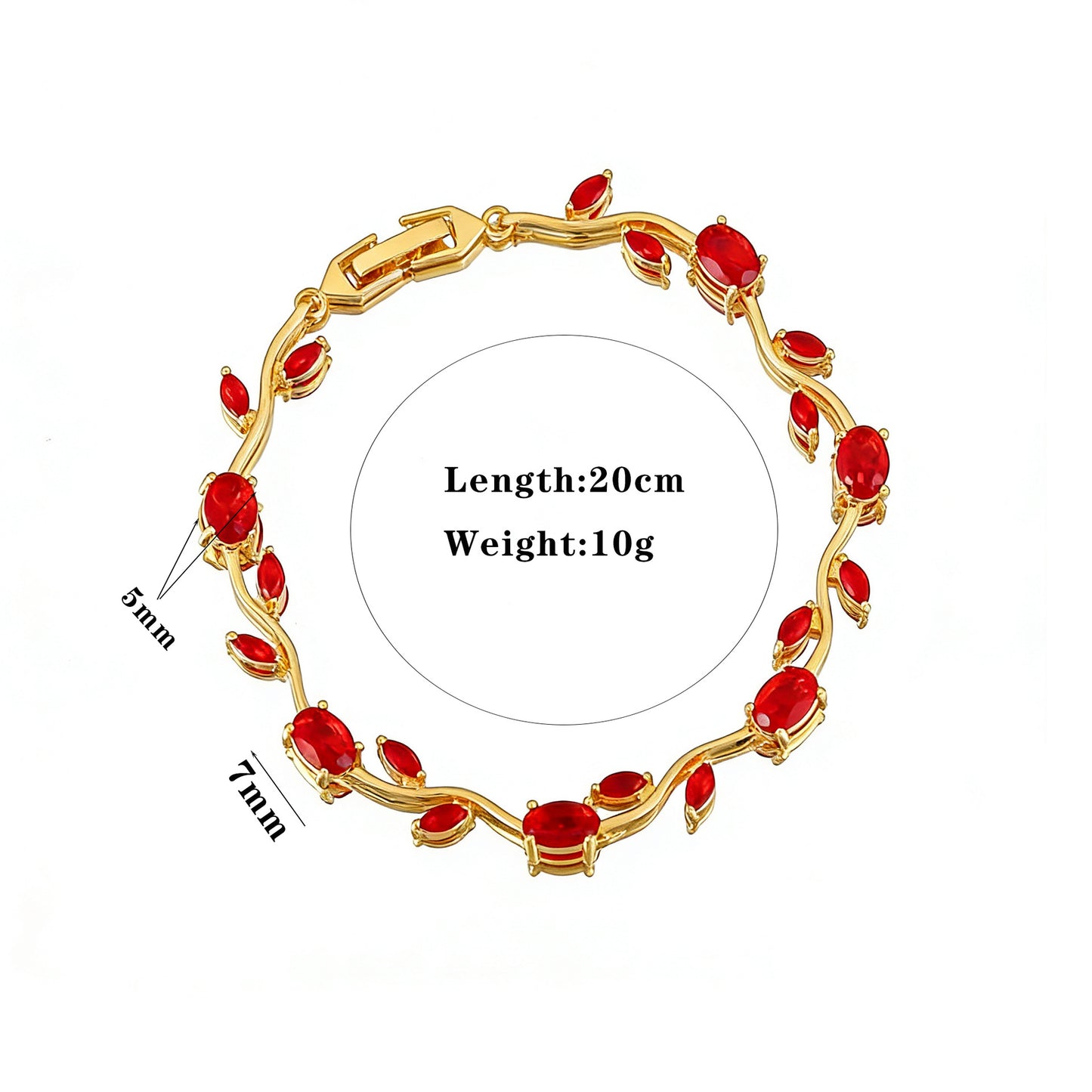 Women's Light Luxury High-grade Copper Zircon Fashionable Bracelets