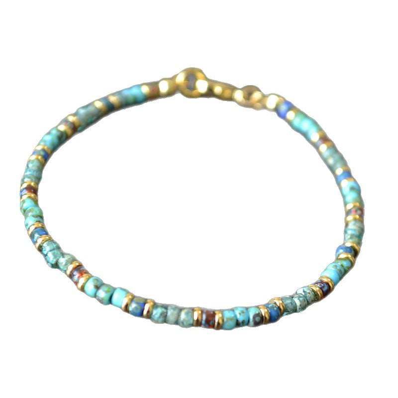 Picasso Antique Beads Bohemian Handmade Beaded Retro Literary Simplicity Bracelets