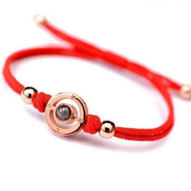 Pairs Of Long-distance Love Intelligent Interactive Luminous Vibration Bracelet