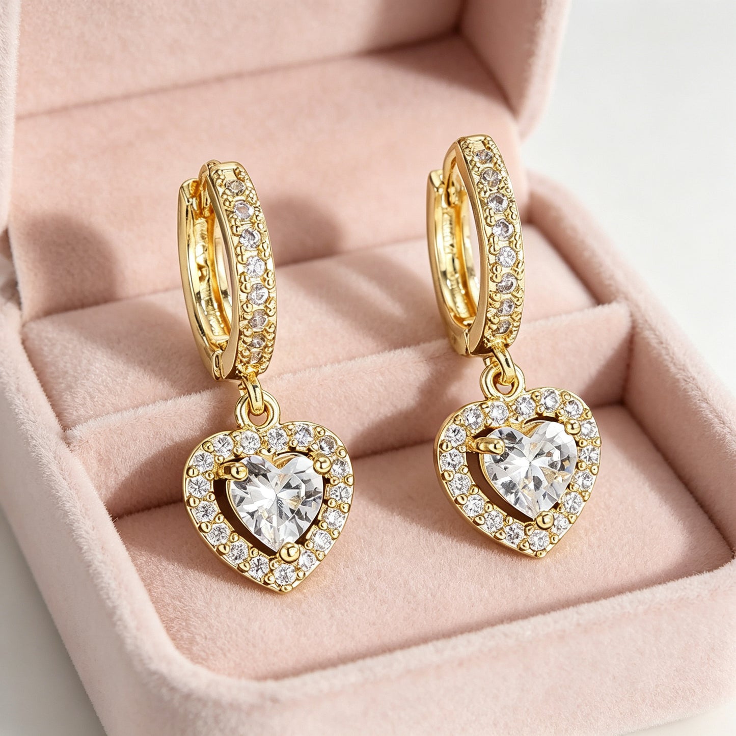 Full Zirconium Clip Light Luxury Zircon Gentle Temperament Daily Rings