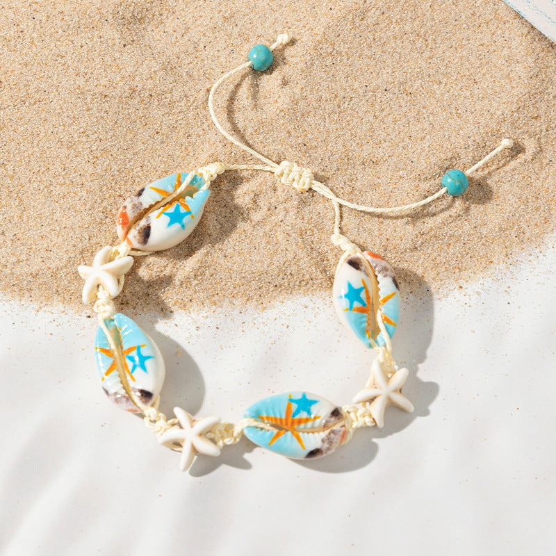 Holiday Ocean Style Cartoon Shell Design Starfish Necklaces