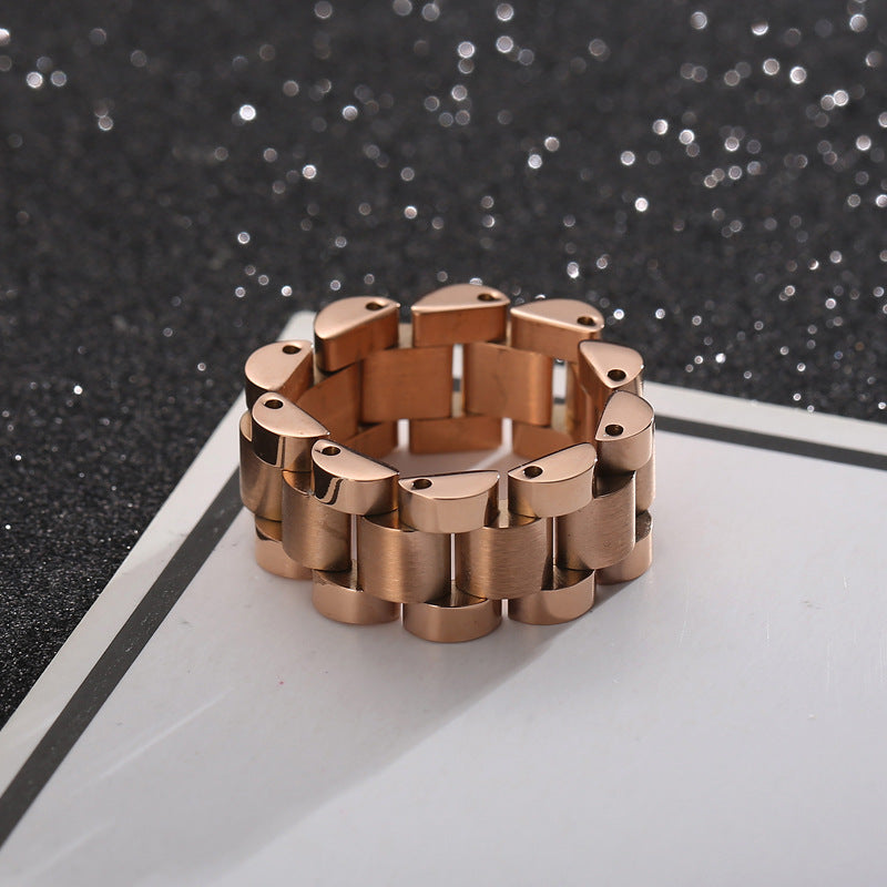 Men's Simplicity Wind Watch Chain Design Hip Rings